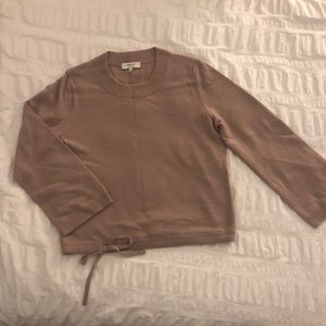 Madewell 100% Cashmere Sweater with Tie